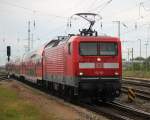 112 101 beim Rangieren im Rostocker Hbf.06.06.2015