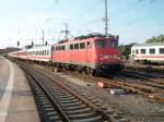 Knapp 50 km sind fr 115 509 nach dem Lokwechsel am 31.Juli 2010 zufahren,als Sie mit den EC 378 Wien-Binz Stralsund verlie.