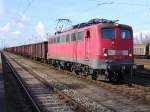 140 435-9 in Hhe Hp Rostock-Hinrichsdorfer Str.(11.03.09)