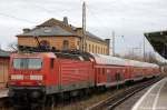 143 821-7 mit dem RE2 (RE 38170) nach Rathenow in Knigs Wusterhausen.