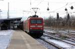 112 188 mit dem RE1 (RE 38015) nach Eisenhttenstadt in Magdeburg Hbf.