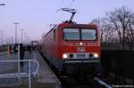 603 (143 851-4) mit der RB21 (RB 18672) aus Potsdam Griebnitzsee in Wustermark.