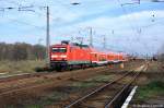 114 005 mit der RB20 (RB 28737) nach Potsdam in Priort.