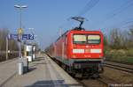 112 122 mit dem RE2 (RE 37406) nach Rathenow in Berlin Staaken.