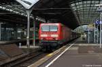 143 192-3 mit dem RE9 (RE 4664) nach Kassel-Wilhelmshhe in Halle(Saale).