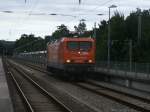 Bevor EKO 143 001,am 09.Juli 2011,mit dem Leerpark nach Bergen/Rgen fuhr,mute die Lok sich in Binz wieder an das andere Ende umsetzen.