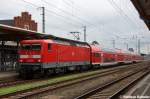 114 007 mit dem RE20 (RE 17704) von Halle(Saale)Hbf nach Uelzen in Stendal.