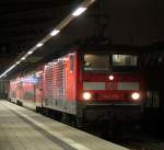 143 250-9 mit S3 von Rostock Hbf nach Gstrow kurz vor der Ausfahrt im Rostocker Hbf.in der Anzeige stand Rostock-Seehafen/Nord.15.11.2013