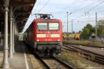 Die nun wohl auch ex Rostockerin und neu Magdeburgerin 112 148-2 mit der RB29 (RB 17572) von Stendal nach Salzwedel in Stendal.