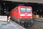 Die Kieler 112 140-9 stand am Nachmittag des 17.01.2015 mit RB 21324 von Hamburg Hbf nach Bad Oldesloe im Hamburger Hbf bereit hinter der Lok liefen 2x ehemalige DBuza Wagen aus Rostock mit