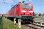 143 306-9 und 101 061 waren am 14.05.2016 zu Gast in Warnemnde.