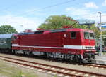 Am Mittag des 06.06.2026 stand die WFL 243 201-1 in Warnem�nde.