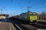 145-CL 031 (145 103-8) Crossrail AG mit Containerzug in Stendal Richtung Wolfsburg unterwegs.