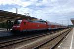 146 128-0 mit dem (RE 4878) von Braunschweig Hbf nach Bielefeld Hbf in Braunschweig.