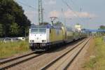 ME 146-05 Einfahrt Bahnhof Tostedt Gleis 1 am 27.07.2011