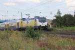 ME 146 531-9 Einfahrt Bahnhof Tostedt am 27.7.2011.