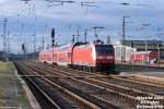 146 026 mit dem RE20 (RE 17654) von Magdeburg Hbf nach Uelzen, bei der Ausfahrt aus Stendal.