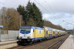 146 536-8 am 10.03.2017 in Lauenbrück.