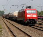 152 054-3 bei der Durchfahrt in Dsseldorf-Rath am 08.06.2013