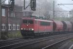 DB 155 175-3 kommt durch Hamburg Harburg Gefahren am 09.11.2011