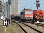 155 192 beim Rangieren im Bahnhof Bad Kleinen.09.03.2016