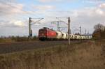 MEG 801 (156 001-0) MEG - Mitteldeutsche Eisenbahn GmbH mit dem DGS 99643 von Rdersdorf nach Wismar in Vietznitz.