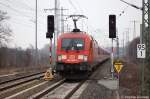 182 008-3 mit dem RE10 (RE 18457) nach Cottbus in Falkenberg(Elster).