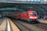 182 005 schiebt ihren RE2 (RE 37410) von Cottbus nach Wittenberge in den Berliner Hbf rein.