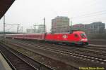 DB 182 003 mit IRE 18096 am 20.01.2015 in Hamburg-Wilhelmsburg auf dem Weg nach Hamburg Hbf