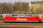 Emons 185 513 in Hamburg-Veddel Richtung Hamburg-Waltershof unterwegs am 19.03.2015