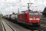 185 082-5 bei der Durchfahrt in München-Heimeranplatz.24.07.2016