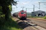 189 800-6 MTEG/ITL mit einem Kesselzug in Friesack(Mark) in Richtung Paulinenaue unterwegs.