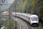 101 019-8 und 101 091-7 jeweils mit IC auf der Geislinger Steige am 25.09.2010.
