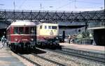103 133-5 mit IC und ET 25 015 in Geislingen Steige im August 1990.