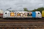Seitenblick auf CityRail 186 552 in Jihlava am 28 Mai 2025.