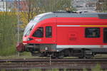 Am Morgen des 06.05.2017 stand der Stadler Flirt ohne Abdeckung im Rostocker Hbf.06.05.2017