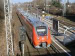 442 345-5 in Rostock Bramow am 23.Februar 2014.