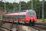 442 355 als S2(Warnemnde-Rostock)bei der Einfahrt im Rostocker Hbf.12.06.2016