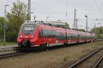 442 326 als S2(Güstrow-Warnemünde)bei der Einfahrt in Warnemünde am 01.05.2019