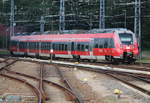 442 842 als S1(Warnemünde-Rostock)bei der Einfahrt im Rostocker Hbf.27.06.2020