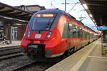 442 856 stand am Abend des 03.11.2020 als S3(Rostock-Warnemünde)im Rostocker Hbf.