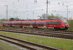 442 792 stand am 12.04.2024 im Rostocker Hbf abgestellt.