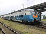 50 Jahre Rostocker S-Bahn Hamster 442 837 stand am 25.07.2025 im Rostocker Hbf.