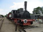 Zum Museumsbestand im Eisenbahnmuseum Gramzow zählen auch zwei Dampflok`s.Während 99 4503 im Lokschuppen steht,steht die zweite Dampflok im Freigelände.Aufnahme vom 27.Juni 2020.