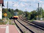 Stra�enbahn / Stadtverkehr;  Heilbronn;  GT 8-100 D 2S Nr.806 von D�wag Baujahr 1991 bei Sulzbach am 09.09.2015.