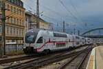 DB Triebzug 4010 117 CH- DB Mecklenburgische Ostseekste, fhrt in den Bahnhof Wien Westbahnhof ein.