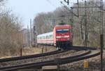 DB 6101 125 mit IC 2197 nach Köln hat Einfahrt in Schleswig.