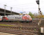 DB 101 110-5(REV/LDX/24.01.10)  Frankfurt  mit unbekanntem IC bei der Einfahrt in HH-Harburg.