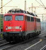 DB E10 480/ 110 480-1 Neumünster 28.04.2012