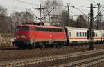 DB E10 383/ 110 383-7/ ab 2005 115 383-2, Hamburg-Harburg 30.03.2011